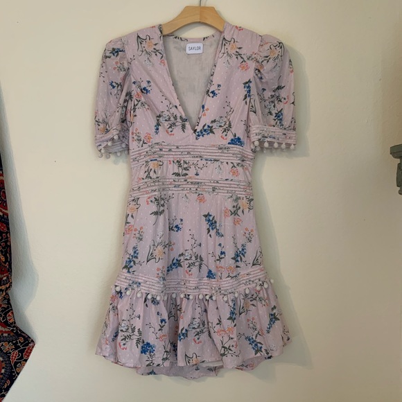 SAYLOR Dresses & Skirts - SAYLOR // Light Pink Dainty Dress